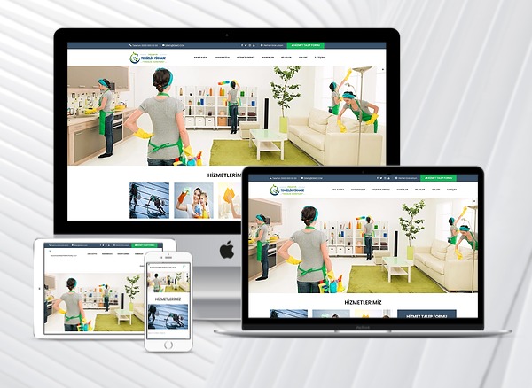 Temizlik Firması Web Paketi Utility Ver3.0